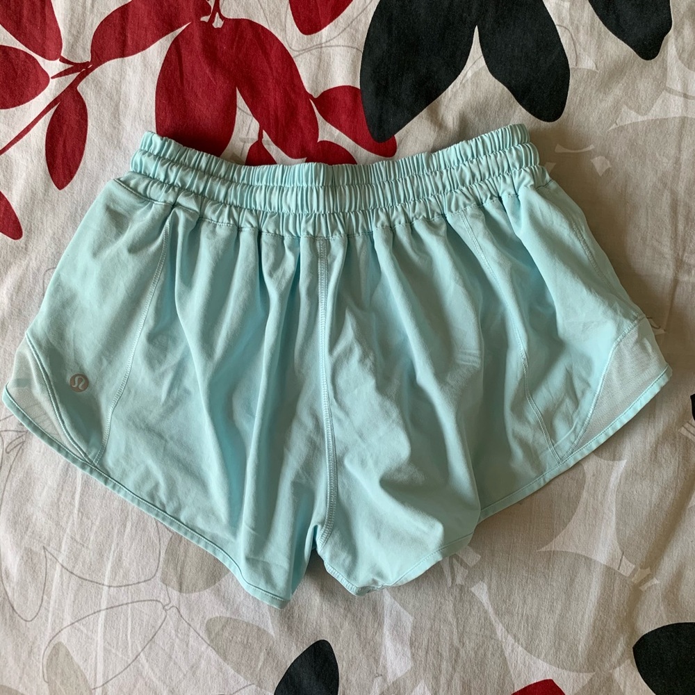 Light blue hotty hot shorts
